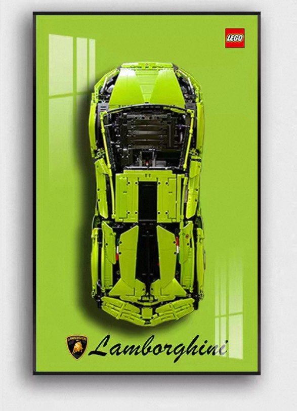 Display frame สำหรับ LEGO Technic เลโก้ 42115 Lamborghini Sián FKP 37