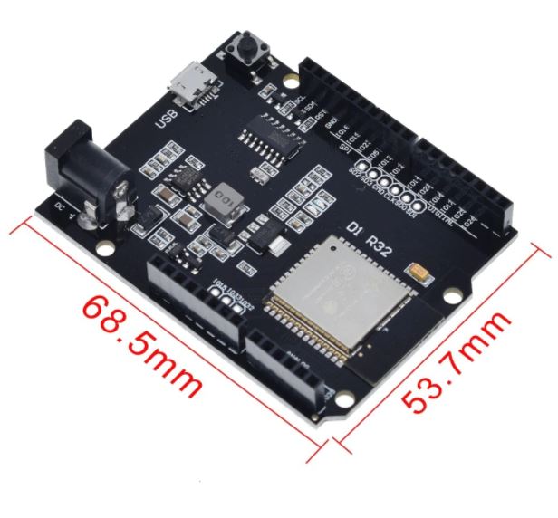 ESP32 For Wemos D1 Mini For Arduino UNO R3 D1 R32 ESP32 UNO R3 PINOUT WIFI Wireless Bluetooth Development Board CH340 4M Memory