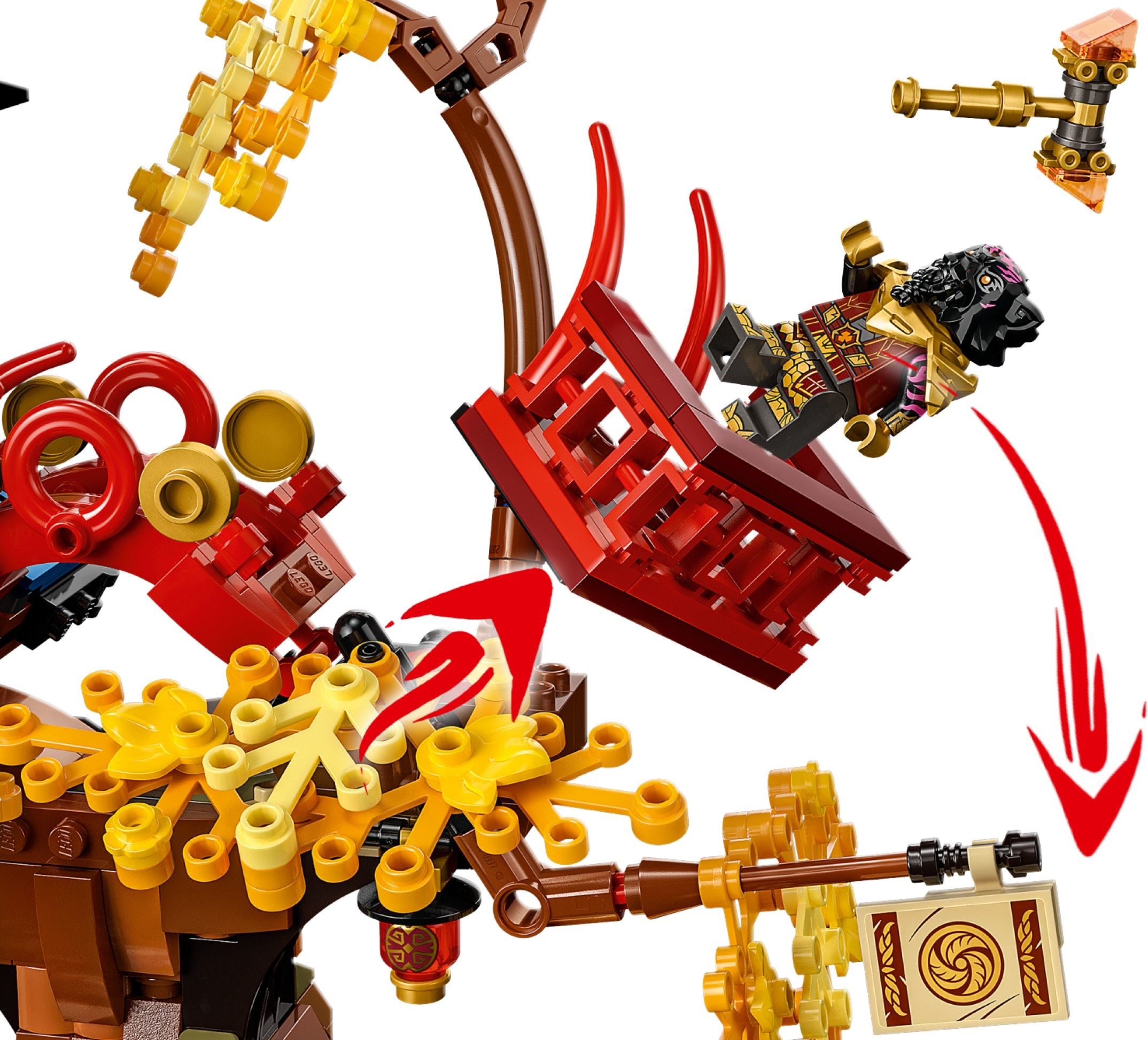 LEGO เลโก้ Ninjago 71795 Temple of the Dragon Energy Cores