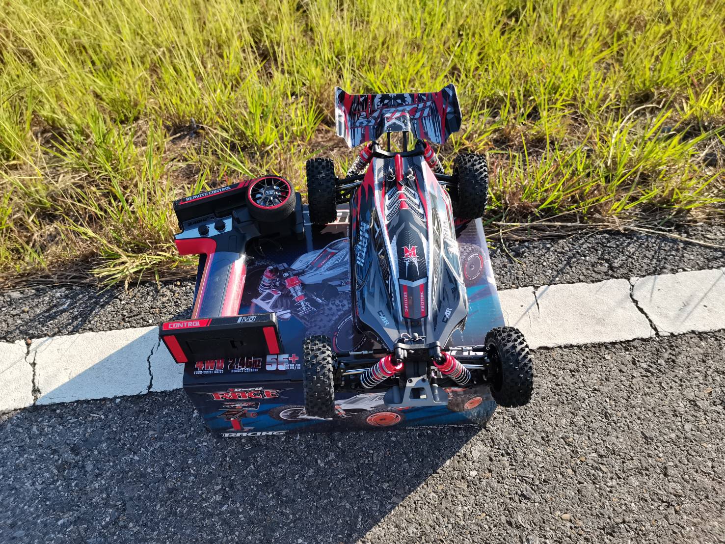 รถบังคับวิทยุ WLtoys 124010 RC Racing Car 55KM/H 2.4G Drift 1/12 4WD Off-Road RTF