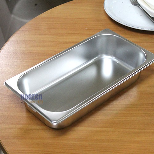 อ่างสเตนเลส 1/3 ลึก 6ซม. สามเอส-อ่างGN