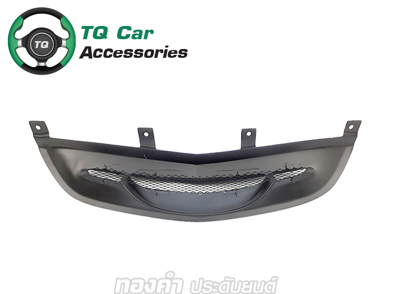 กระจังหน้าตาข่ายแต่งHonda JAZZ ปี2002-2005 สีดำด้าน