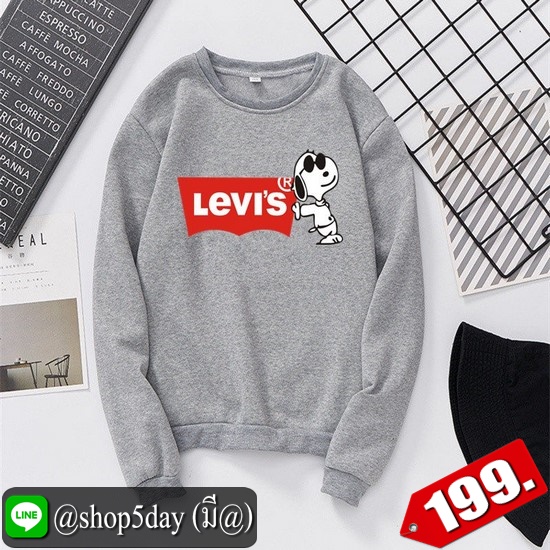 🔥 Levis เสื้อแขนยาวยอดฮิต ใส่ได้ทั้งหญิงและชาย ‼️