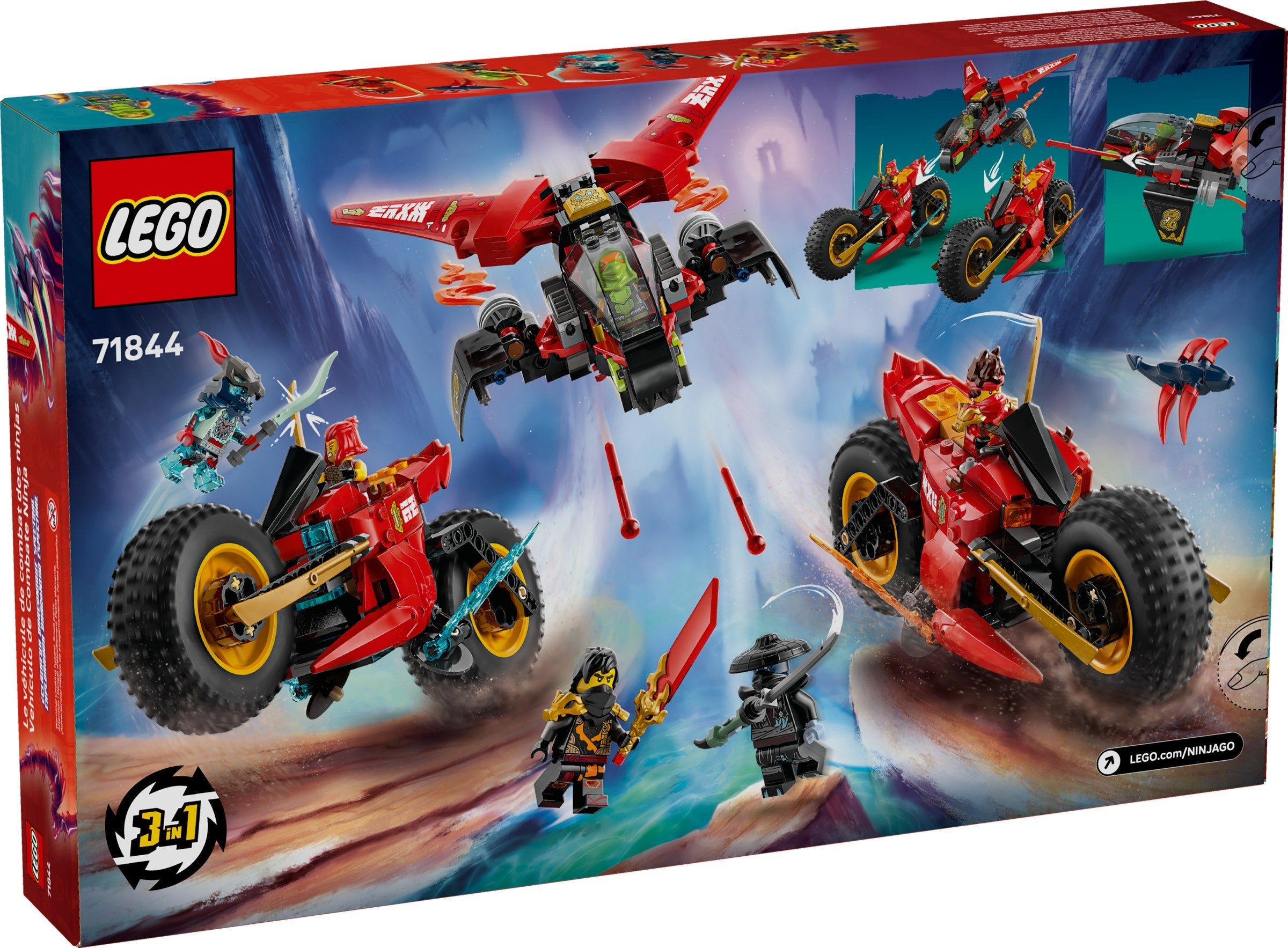 LEGO Ninjago เลโก้ 71844 Ninja Combat Vehicle
