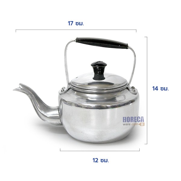 กาต้มน้ำหูเบเกอร์ไลท์ 12 ซม. จรเข้