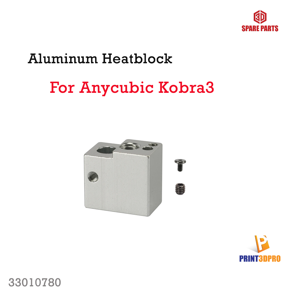 3D Printer Part Aluminum Heatblock for Anycubic kobra3
