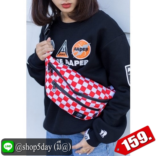 ♨️ กระเป๋าคาดอก-เอว Vans ลายตาราง ⚡️