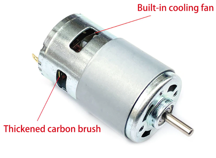 775 DC Motor 12V 100W 10000rpm double ball bearing Large Torque Low Noise