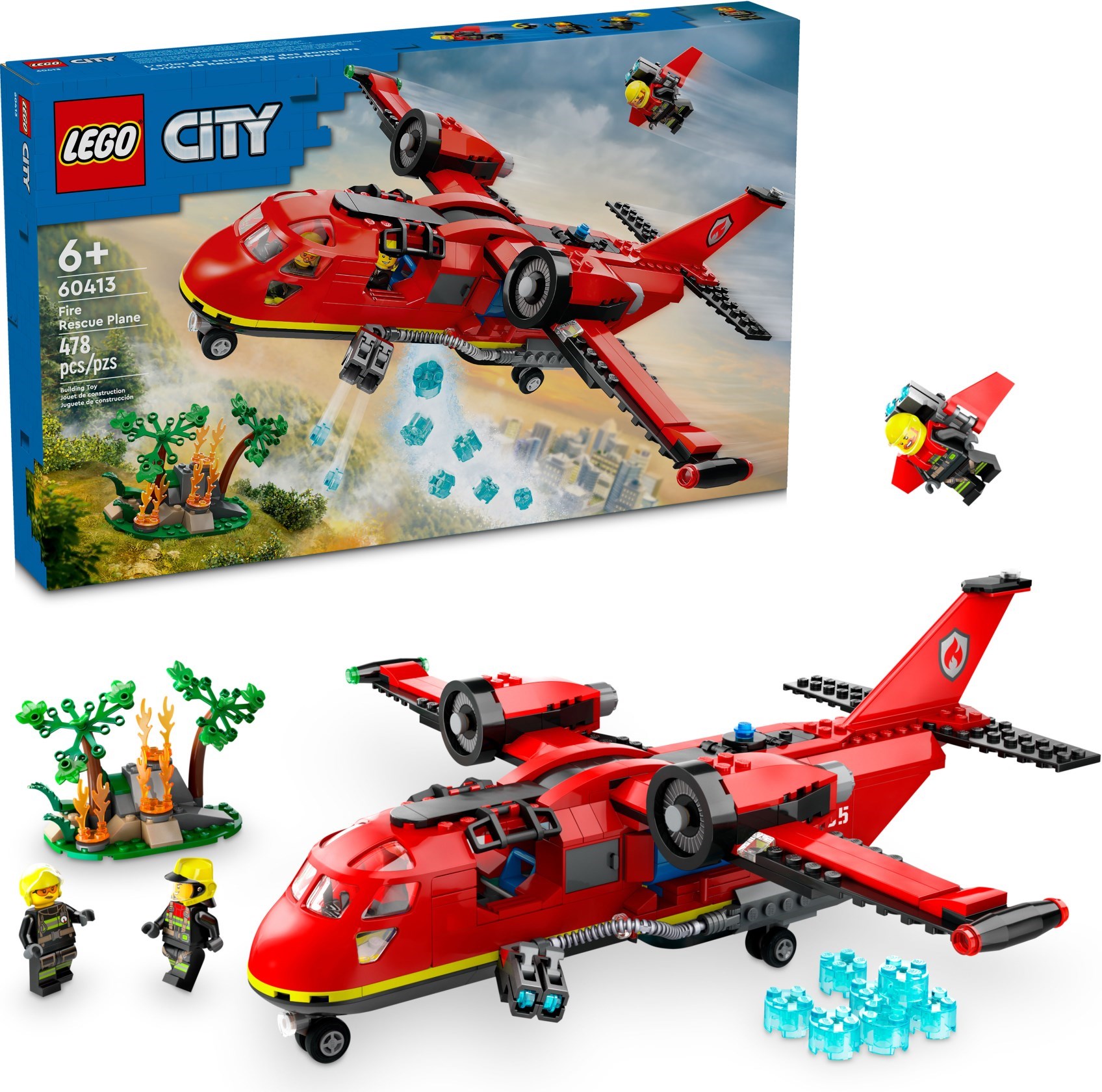 LEGO City เลโก้ 60413 Fire Rescue Plane