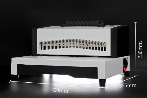 เครื่องเข้าเล่มสันเกลียว ECHO เครื่องเจาะกระดาษไฟฟ้า 46 รู รุ่น E-COIL250PRO
