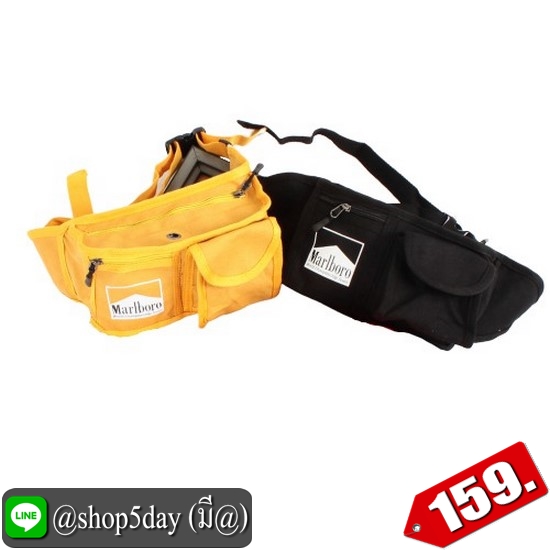 ⚡️ กระเป๋าคาดอก-เอว Marlboro สุดเท่ ⚡️