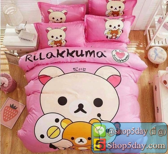ชุดผ้าปูที่นอน(รวมผ้านวม) เกรดพรีเมี่ยม AAA++ สีไม่ตกไม่เป็นขุย