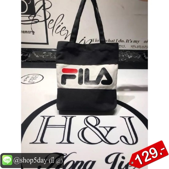 🔥กระเป๋าแฟชั่น ผ้าสะพายข้าง Fila ฟิล่า No.flla 129-C