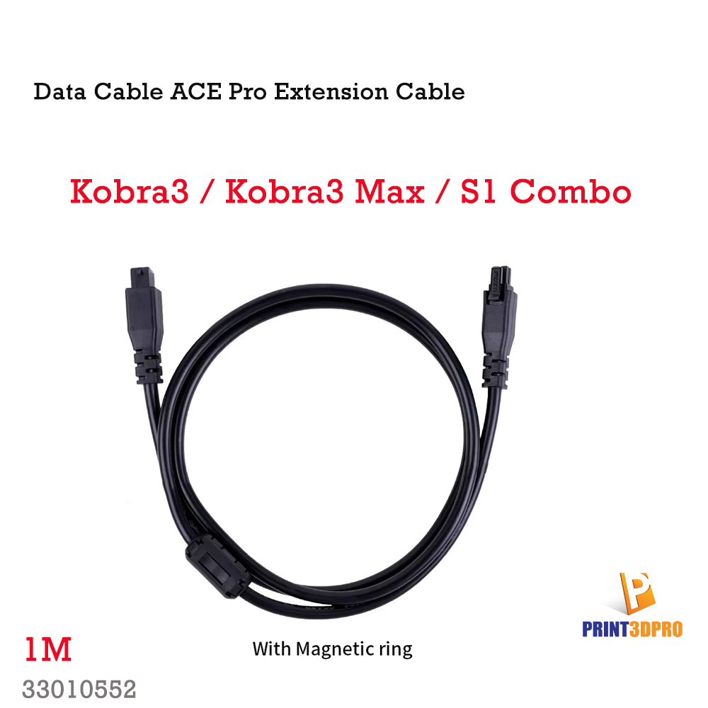 3D Part 4Pin ACE Pro Extension Cable for Anycubic Kobra 3 Combo , S1