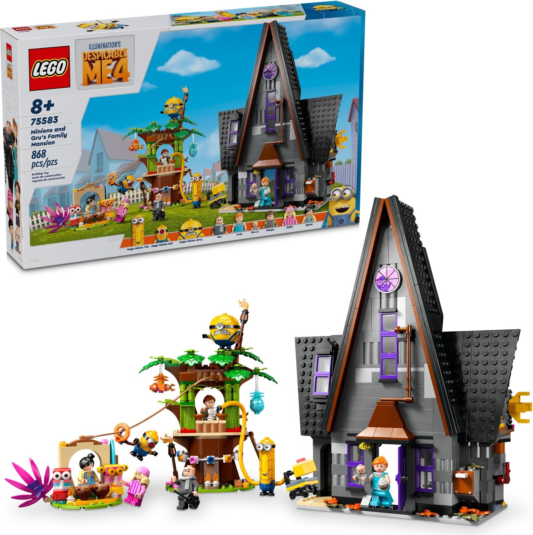 LEGO Minions THE RISE OF GRU DESPICABLE ME เลโก้ 75583 Minions and Gru's Family Mansion