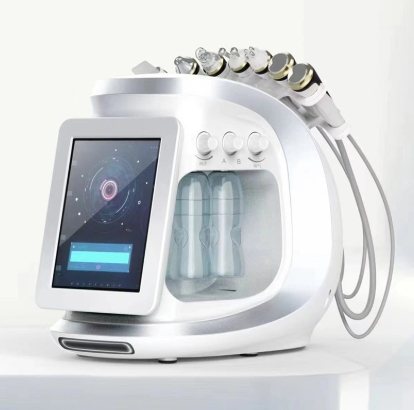 เครื่องมือดูแลผิวแบบครบวงจร Smart Ice Blue รุ่นที่ 2 ฟองขนาดใหญ่ การทำความสะอาดผิวหน้าด้วยไฮโดรเจนและออกซิเจน เครื่องมือความงามฟื้นฟูผิวข้ามพรมแดน