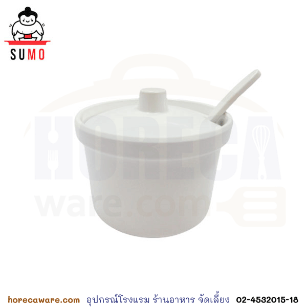 [sumo] กระปุกใส่เครื่องปรุง พร้อมที่ตัก3.3นิ้ว เอสบี [sb-sumo-bl533-3.5]