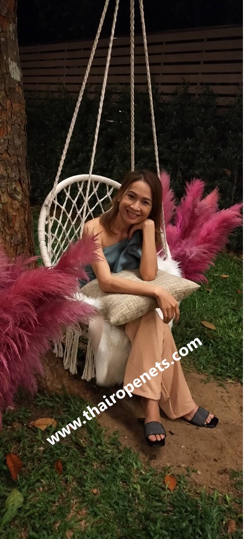 ชิงช้าแขวน เปลวงกลม เก้าอี้เปลญวน เก้าอี้แขวน ใช้งานกลางแจ้ง-ในร่ม ถักทอหนาแน่น รับน้ำหนักได้มาก ปลอดภัย