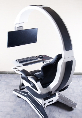 เก้าอี้เกมมิ่ง T7 Ingrima Coding Pod, Gaming Space Pod, Gaming Cockpit, Computer Cockpit
