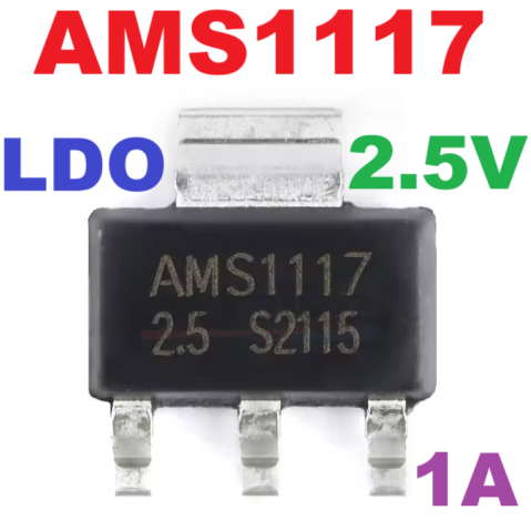 AMS1117-2.5V power supply IC step-down IC linear regulator LDO SOT-223 1117-2.5V 1117