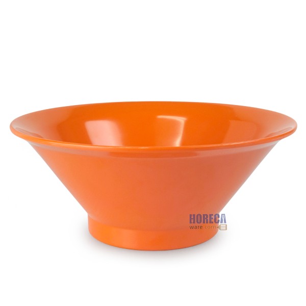 ชามกลมปากบาน 8.5 นิ้ว สีส้ม ตราเอสบี