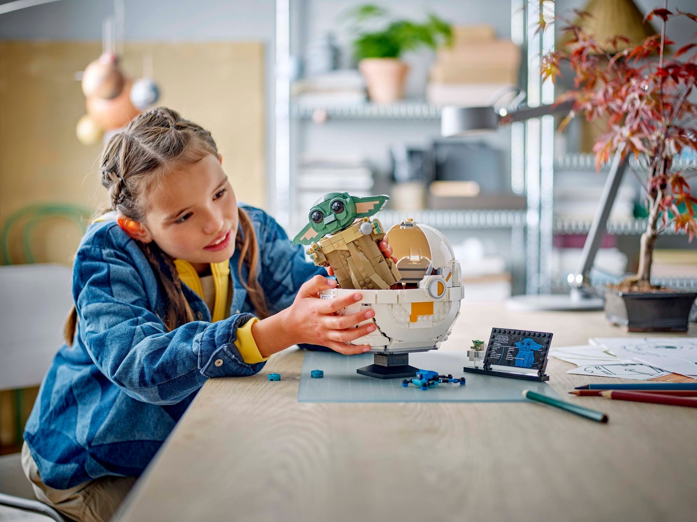 LEGO Star Wars เลโก้ 75403 Grogu with Hover Pram