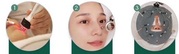 เครื่องมือกระตุ้นเซลล์แบบครบวงจรของญี่ปุ่น เครื่องมือเสริมความงาม ซ่อมแซมริ้วรอยรอบดวงตา กระชับผิว ยกกระชับ เครื่องมือฟื้นฟูผิว