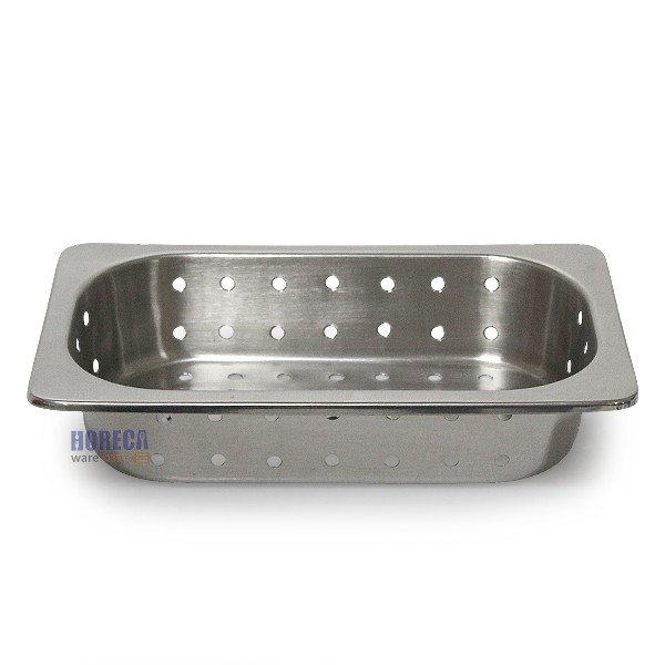 อ่างอุ่นอาหาร 1/4 ใบตื้น เจาะรู สฟิ้งค์