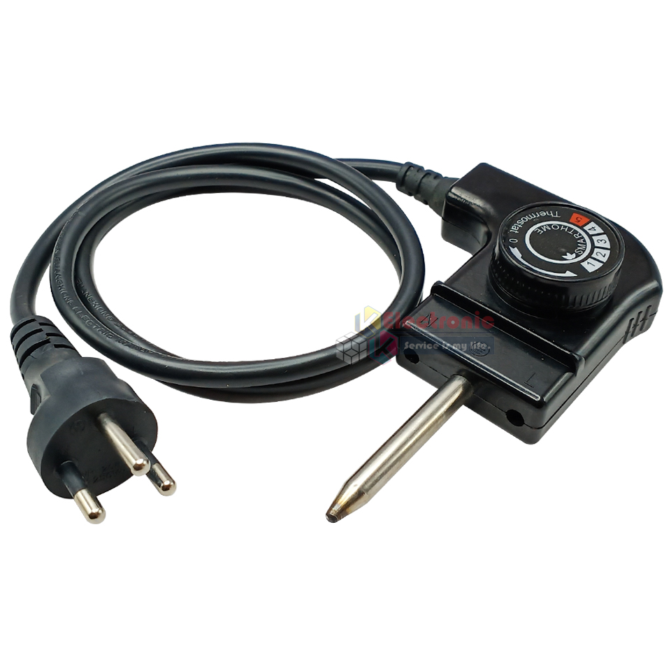 สายปลั๊ก-กระทะปิ้งย่างไฟฟ้า-หม้อสุกี้ไฟฟ้า-หม้อชาบูไฟฟ้า-แบบก้านเสียบ-ปรับความร้อนได้ 5 ระดับ-สายยาว 1 เมตร อะไหล่แท้