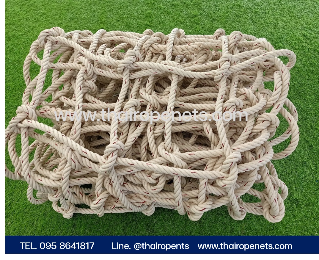 ตาข่ายเชือกใยยักษ์ ขนาด 18 mm.ช่องตา 30 x 30 cm. (ผลิตได้ทุกขนาด)