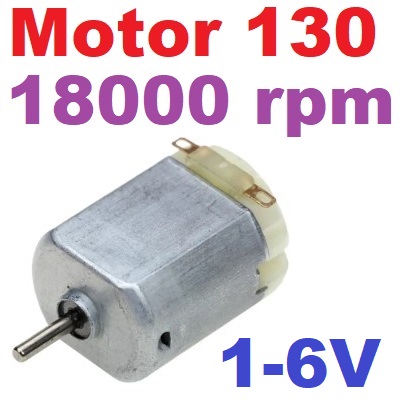มอเตอร์ขนาดเล็ก DC motor 1V-3V 18000rpm Micro DC 130 Motor DIY small production
