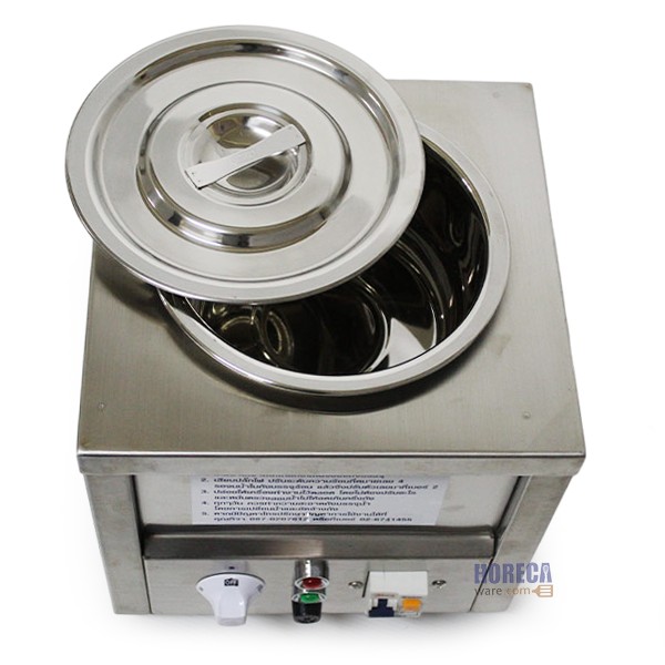 Tabletop spoon strainer, hole size 18 cm., 27x27x24.5 cm., Masterware-LHS