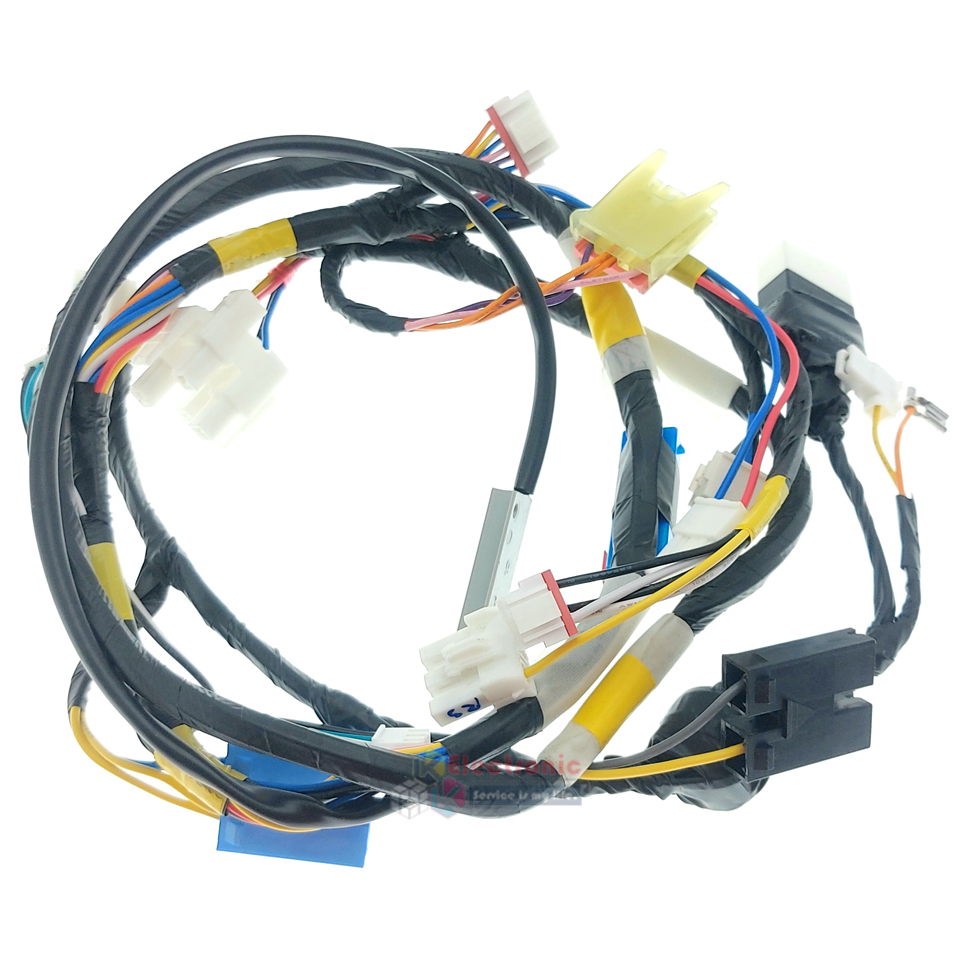 ชุดสายไฟเครื่องซักผ้าSAMSUNG(ซัมซุง) สำหรับรุ่น WA85F5S3QRY/ST/WA10F5S3QRY/ST*อะไหล่แท้*ใช้ได้กับทุกรุ่นที่ระบุไว้_ชุดสายด้านบน