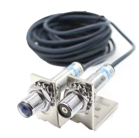 M12 Laser photoelectric Switch Waterproof E3F-20N2/20L 6-36V DC NPN NC. 20m Detection Distance Visible Light Sensor