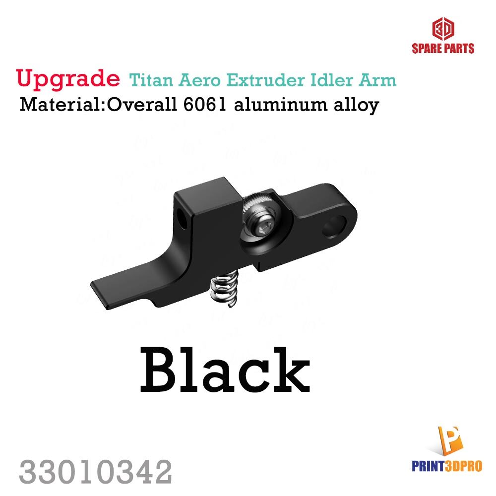 3D Printer Part Upgrade Titan Aero Extruder Idler Arm For All Metal Extruder 1.75mm Prusa i3 MK2 Extruder Idler Arm