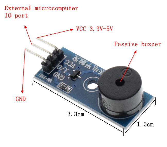 MH-FMD Low Level Trigger Buzzer 3.3 - 5V Control Panel Alarm Module for Arduino
