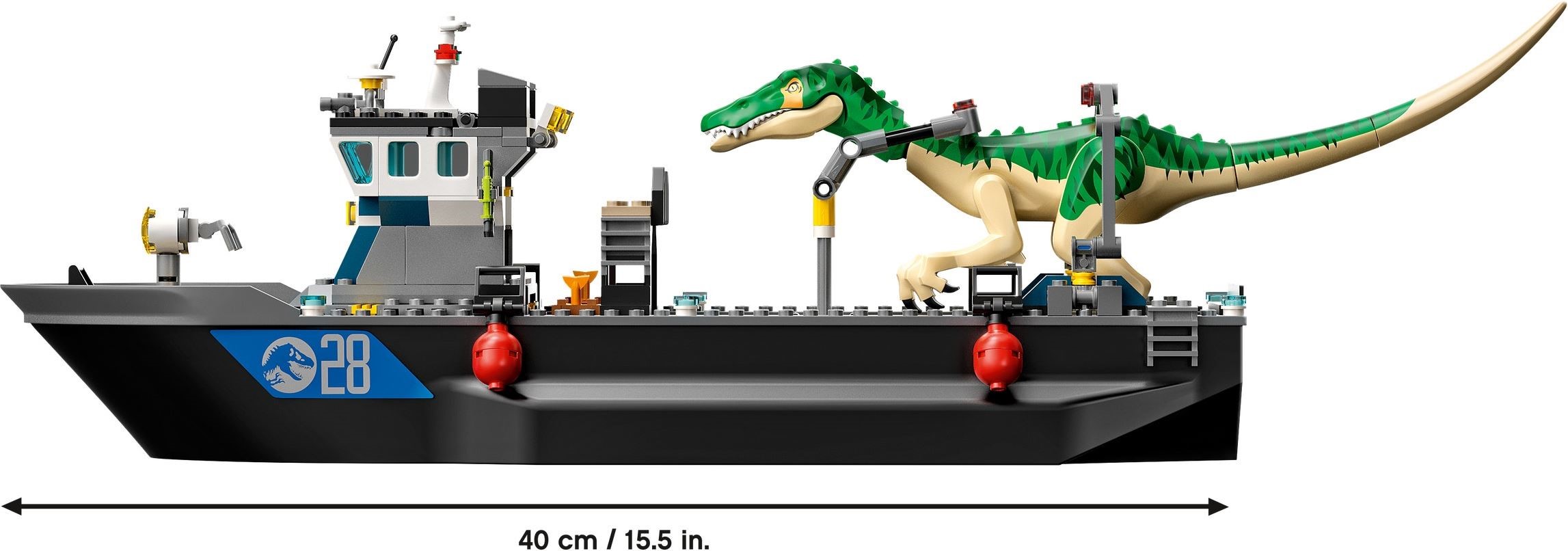 LEGO JURASSIC WORLD เลโก้ 76942 Baryonyx Dinosaur Boat Escape