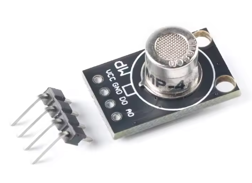 MP-4 เซ็นเซอร์ตรวจจับก๊าซที่ติดไฟได้ Combustible Gas Sensor MP4