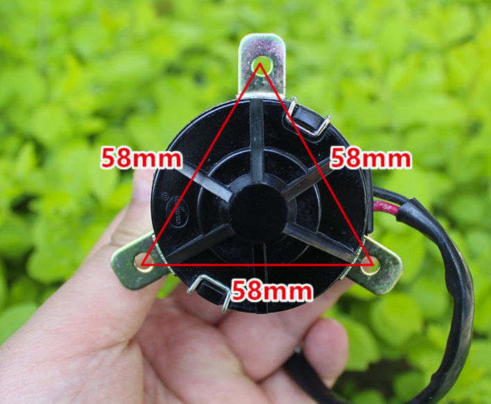 มอเตอร์พัดลม 12V 30W 5200 RPM Permanent Magnet DC Motor High Power High Speed Motor
