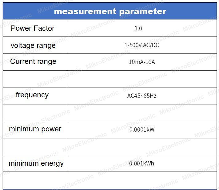 IM1266 (Standard version) 10mA-16A AC/DC voltage current measurement Electric quantity measurement module Electrical parameter acquisition module