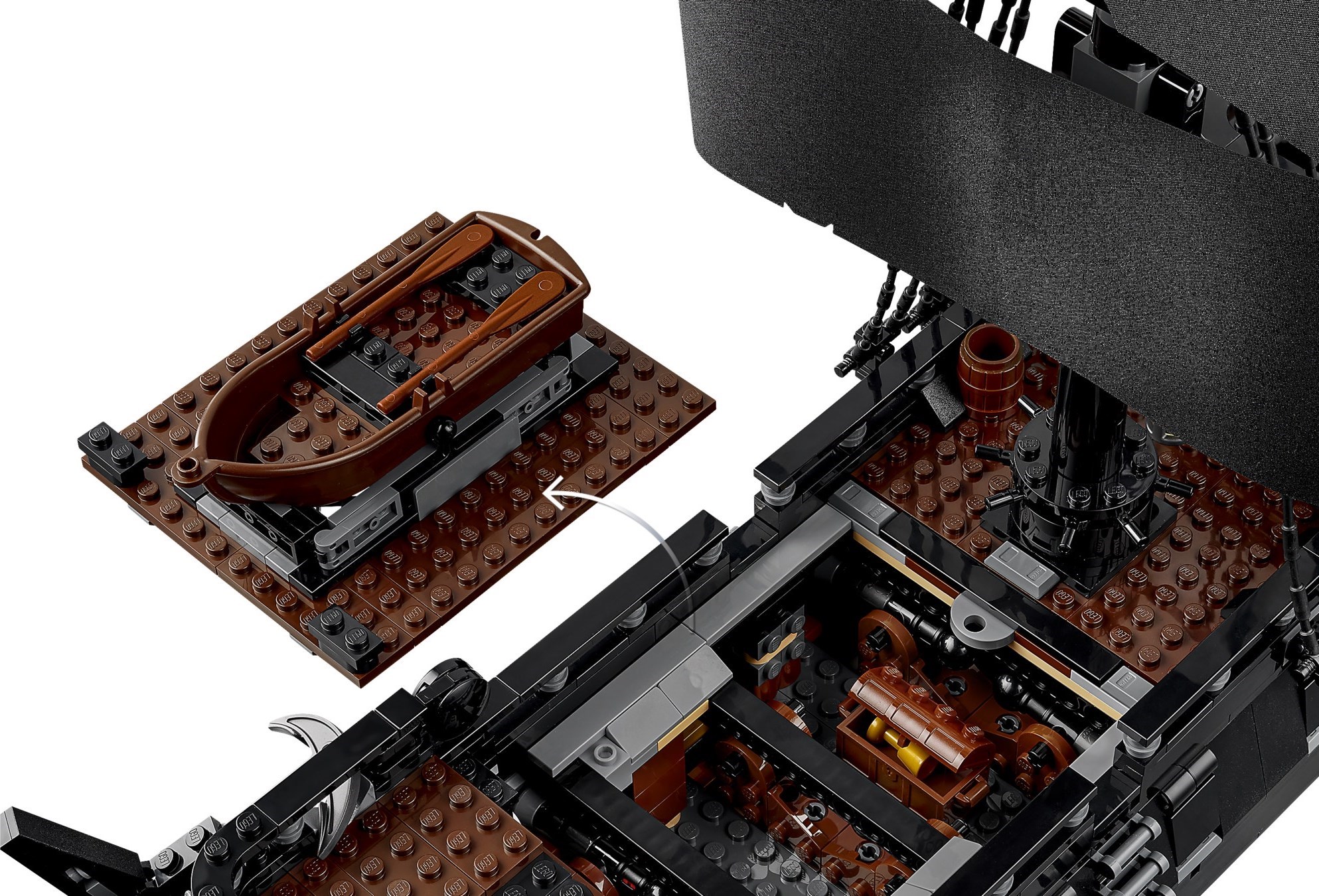 LEGO เลโก้ 10365 Captain Jack Sparrow's Pirate Ship (Black Pearl)