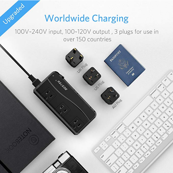 หม้อแปลงBestek 200W แปลงไฟปัตตาเลี่ยนจาก 220V เป็น 110V