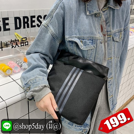 ♨️ Adidas กระเป๋าสะพายข้าง ใบใหญ่งานสวย ♨️