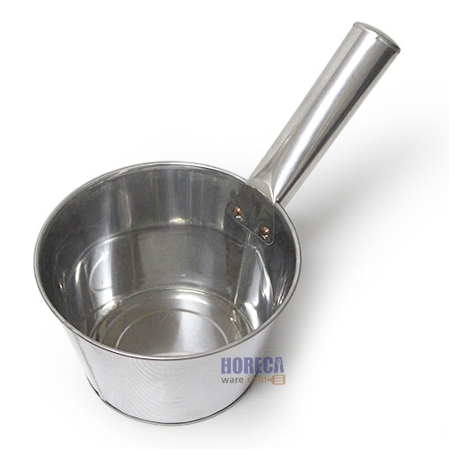 Small stainless steel porridge pot/soup pot, 7 inches, apple