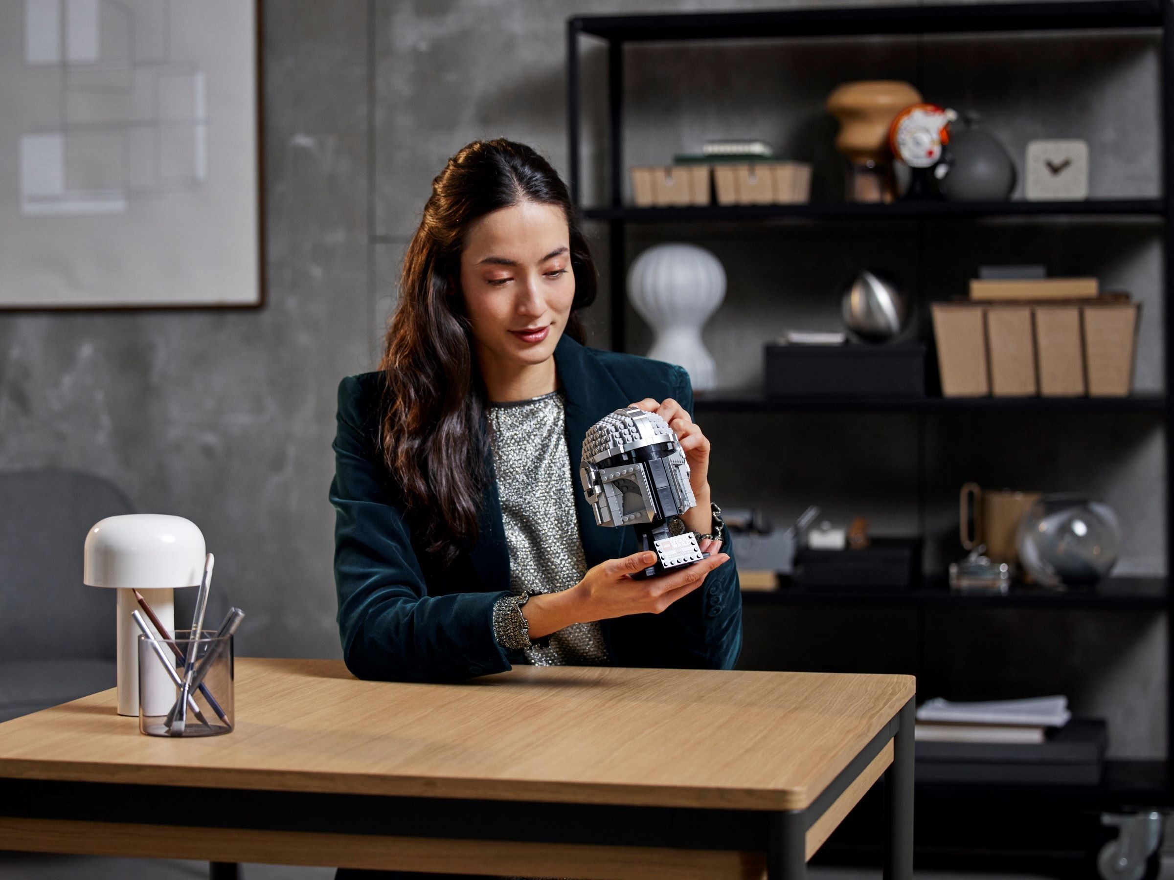 Lego Star Wars เลโก้ 75328 The Mandalorian Helmet