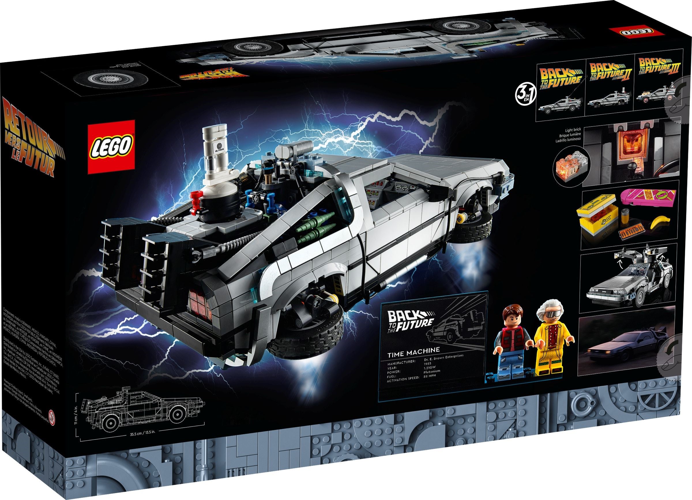 LEGO เลโก้ 10300 Back to the Future Time Machine