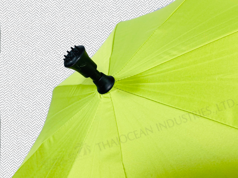 Leo ร่มยาวสปริงไม้เท้า ปลายกันลื่น ผ้า black uv กันรังสียูวี 99% ขนาด 24 นิ้ว