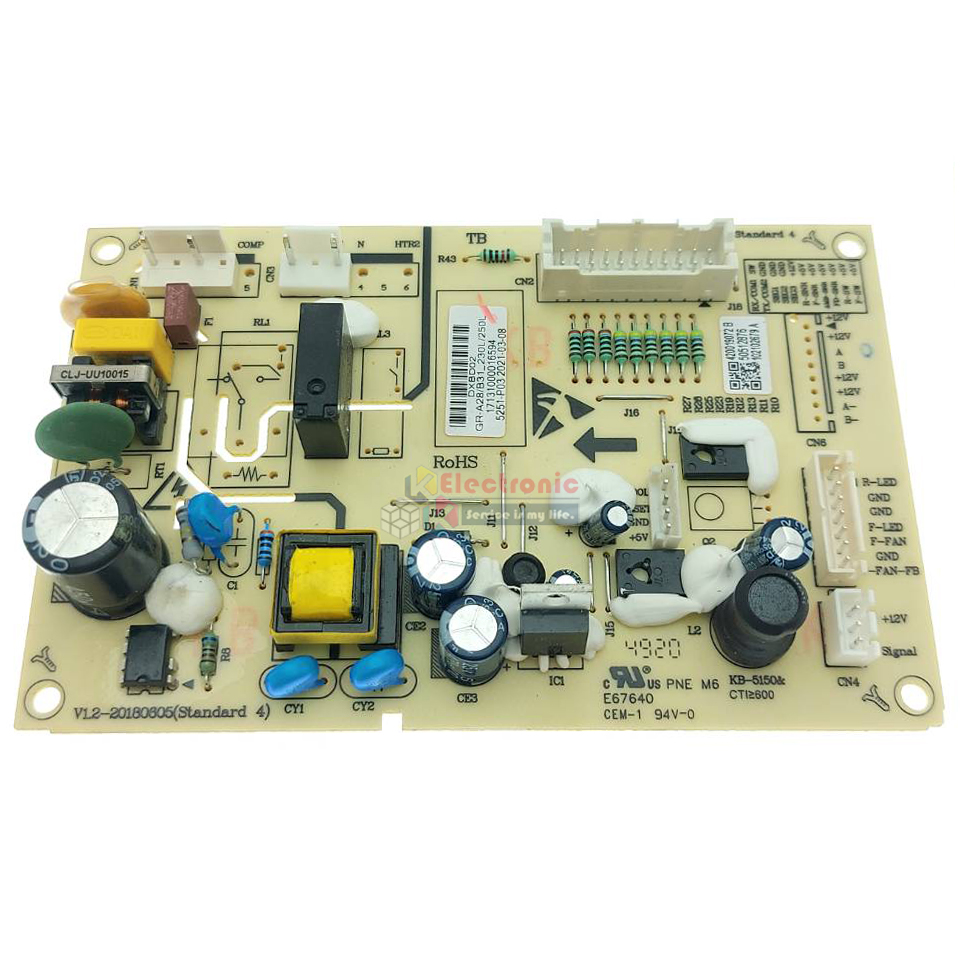 แผงบอร์ดตู้เย็นTOSHIBA(โตชิบา)รุ่น GR-A28KS/GR-A28KU/GR-B31KU-อะไหล่ใหม่แท้บริษัท-ใช้ได้กับทุกรุ่นที่ทางร้านระบุไว้