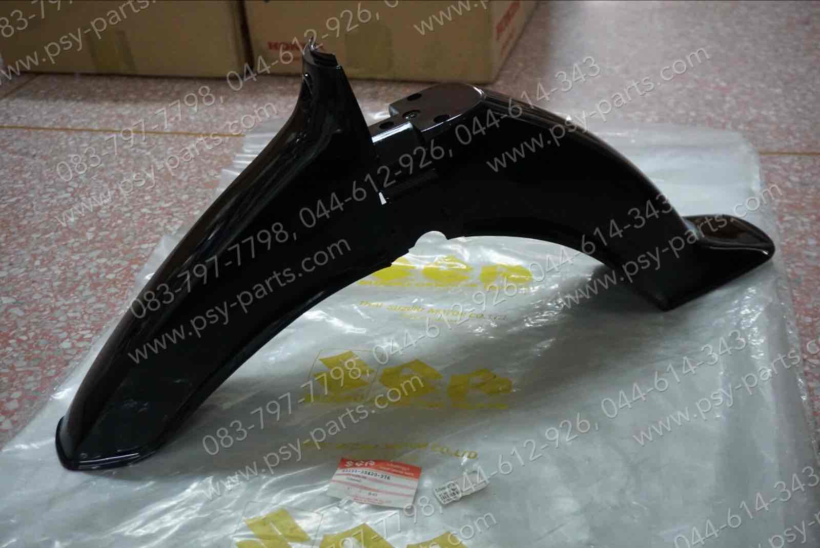 บังโคลนหน้า RC 100J2 แท้ๆ สีดำ 53111-35420-376