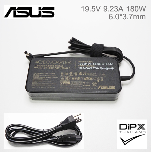 Adapter ASUS 19.5V 9.32A 180W (6.0x3.7mm) Slim สินค้าใหม่แท้ แถมสายไฟ